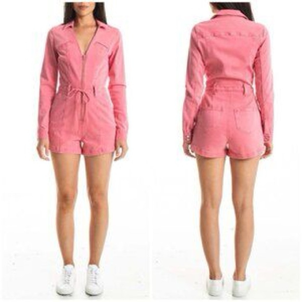 Paige denim pink jumpsuit